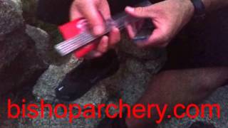 ULTRALIGHT DMT BACKPACK SHARPENING KIT FOR PATENT PENDING BISHOP BROADHEADS