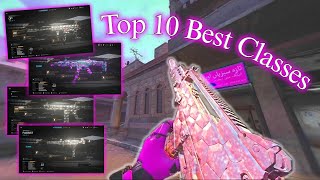 Top 10 BEST Class Setups for MW3 Movement 👑