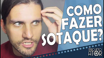 Como escrever sotaque caipira?