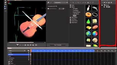 Animating Composite Objects in Corel MotionStudio 3D
