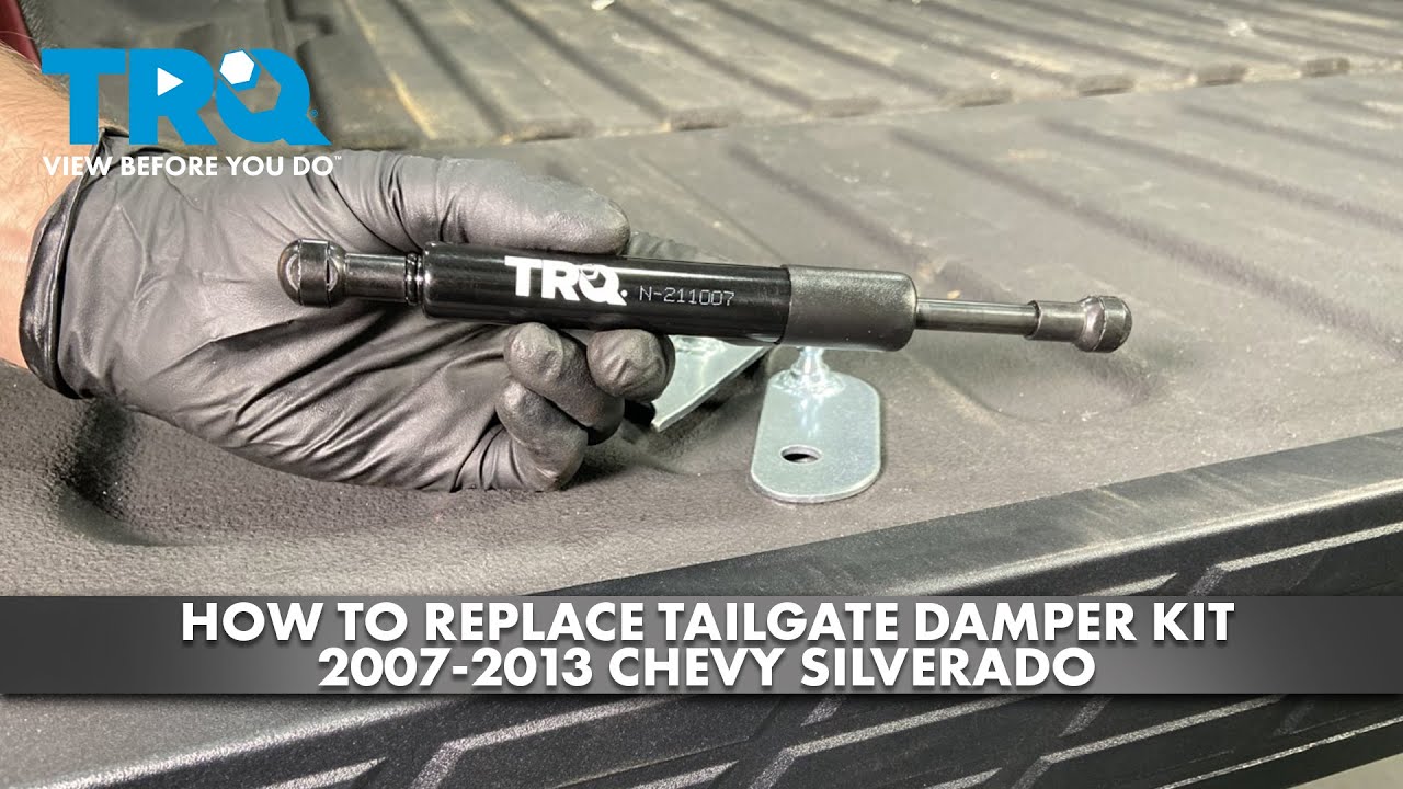 How to Replace Tailgate Damper Kit 20072013 Chevy Silverado YouTube