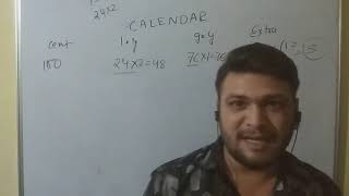 Calendar part 2 (Reasoning) Concept Class by Rahul Chouksey