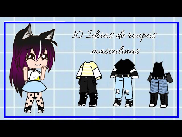 🍒) ➯ 6 ideias de roupas para ocs masculinas ཻུ۪۪⸙͎┊ⁱᵈᵉⁱᵃˢ ᵈᵉ ʳᵒᵘᵖᵃˢ ᵖᵃʳᵃ  ᵒᶜˢ ⚘┊Gacha club (🍒) 