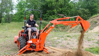 Kubota B2301 TLB (Tractor, Loader, Backhoe)  Review and Demonstration!