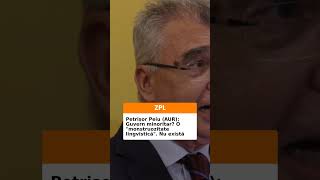 Petrișor Peiu (AUR): Guvern minoritar? O "monstruozitate lingvistică". Nu există