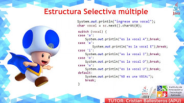 estructuras selectivas o condicionales simples - dobles y multiples en JAVA TEORIA PARTE 4/5 IITA