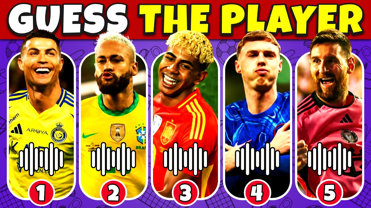 Guess the Soccer Player by the Song! Can You Name Them All? 🎵⚽ (CR7 ...
