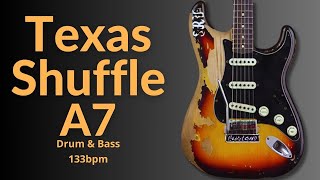 Texas Hot Guitar Backing Track in A Major (drum & bass)