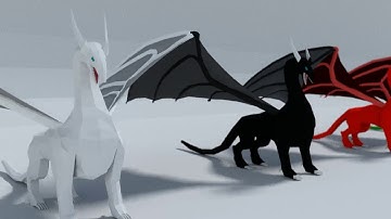Dragon low-poly Animation