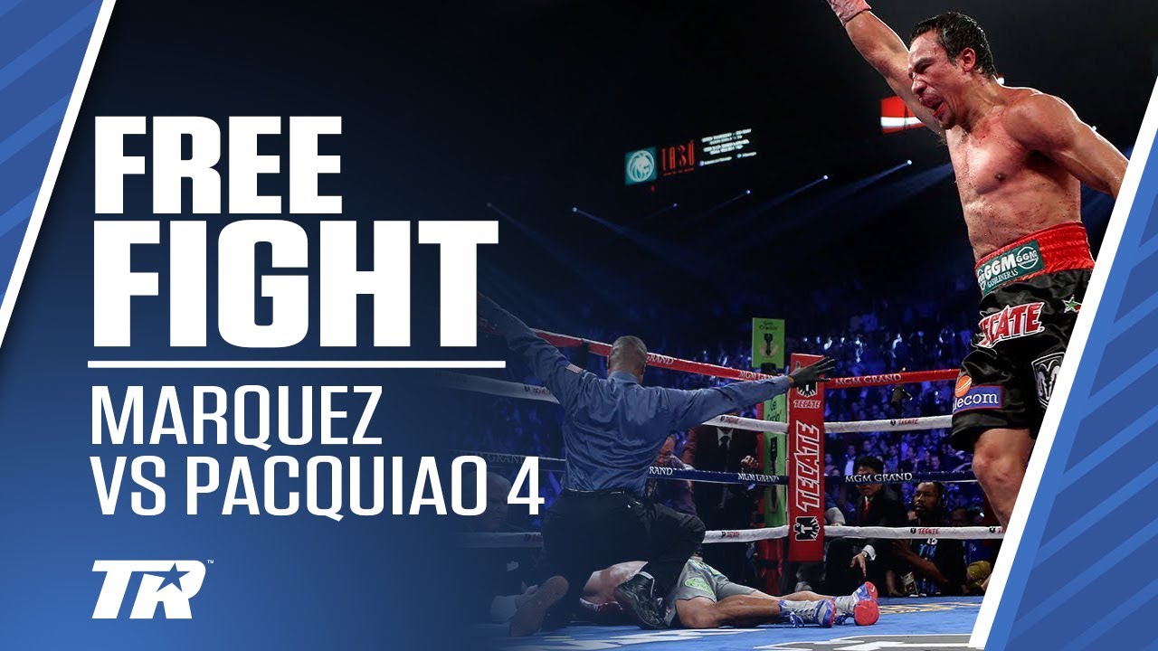 KO That Shook The Boxing World Marquez vs Pacquiao 4 FREE FIGHT Happy Birthday Manuel Marquez