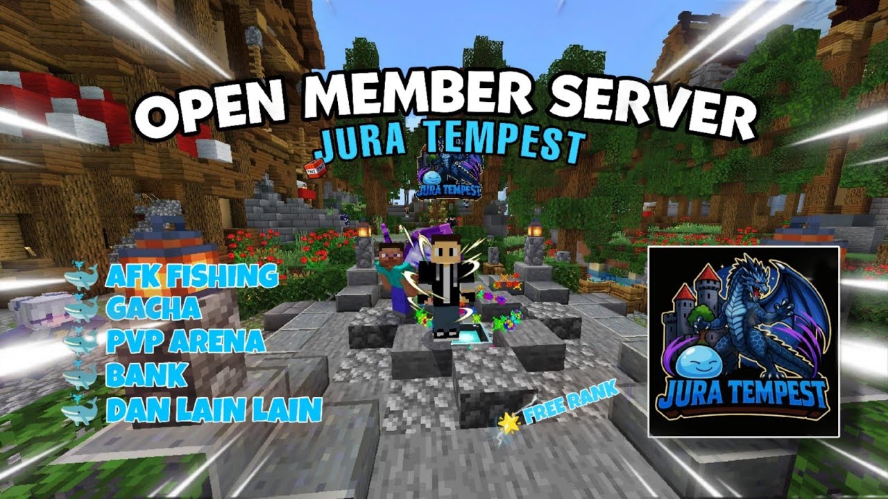 OPEN MEMBER SERVER MCPE VERSI 1.21 TERBARU ON 24 JAM