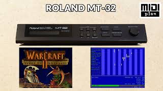 Roland MT-32 playing WarCraft 2 Human 1 MIDI track