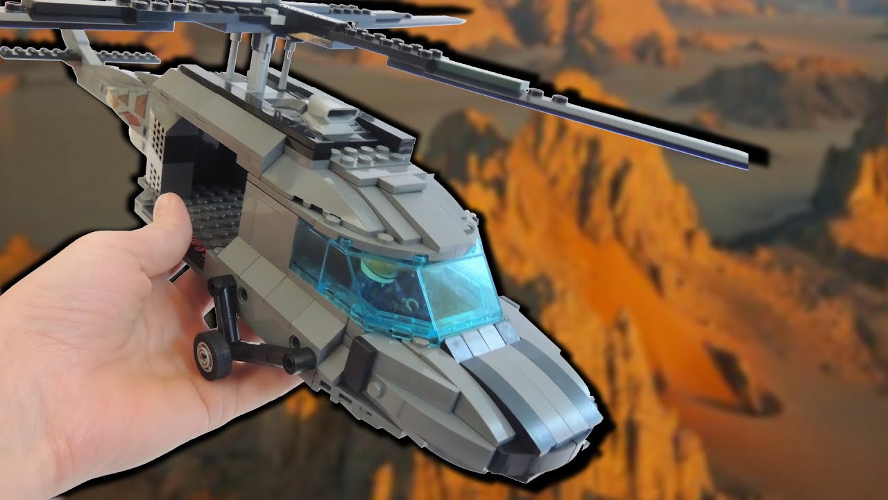 LEGO Military Helicopter MOC - YouTube