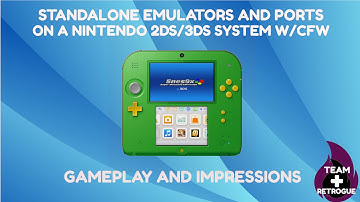 Standalone Emulator/Port Performance on Nintendo 2/3DS Systems