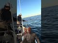When you finally hookup on a fish! #sandiegofishing #fishing #bonito