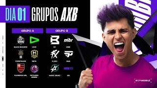 CPN MOBILE ???? GRUPO A x B - DIA 1 ???? FLUXO - LOUD - CORINTHIANS - FLAMENGO ????