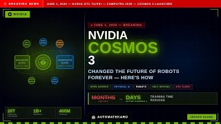 NVIDIA Just Changed The Future of Robots Forever — Cosmos 3 Explained | AutomateKaro