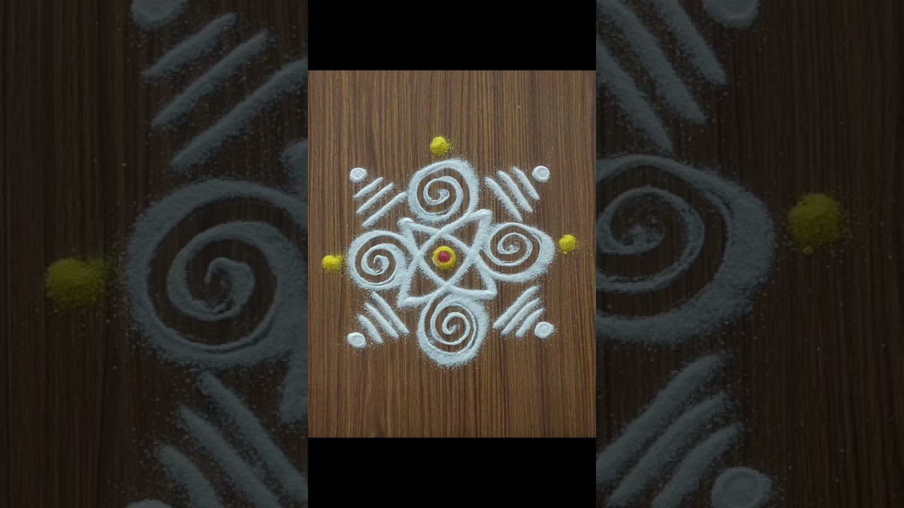 Ceartive rangoli designs#dailyuserangolikolam #simplerangolikolam