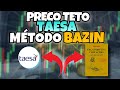 PREÇO TETO DE TAESA | MÉTODO BAZIN | TAEE11 TAEE4 TAEE3