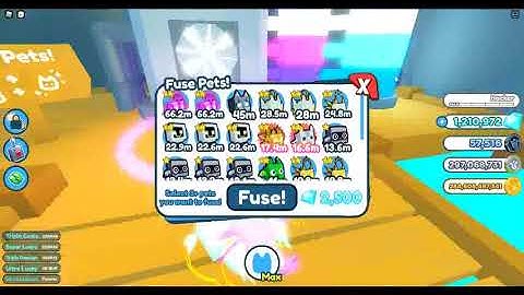 What happens when you fuse 3 happy computers in Pet Simulator X