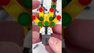 LEGO Skibidi Toilet | Titan Traffic Light Man | Microphone Man Unofficial Lego Minifigures #Shorts