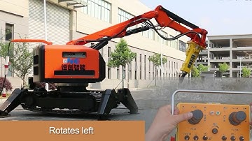 Demolition Robot Operation Introduction
