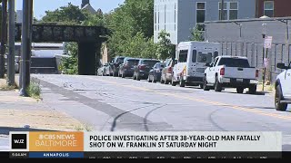 Police investigating after 38-year-old man fatally shot on W. Franklin St.