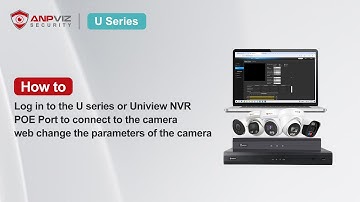 How to login to the U/Uniview NVR PoE Port to connect to the camera web change the camera parameters
