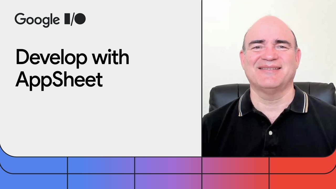 No code apps with AppSheet and Google Cloud AI - YouTube