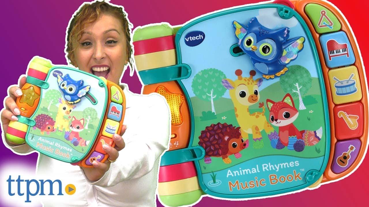 VTech® Animal Rhymes Music Book™ With Interactive Pages for Babies