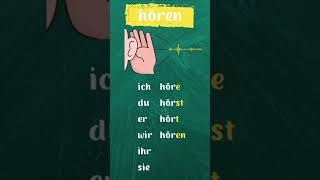 Hören - Verben Konjugieren Deutsch A1