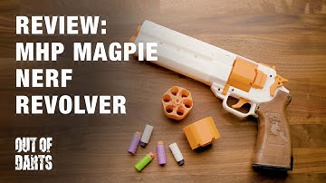 REVIEW: MHP Magpie (3D-Printed Flywheeler Nerf Revolver)