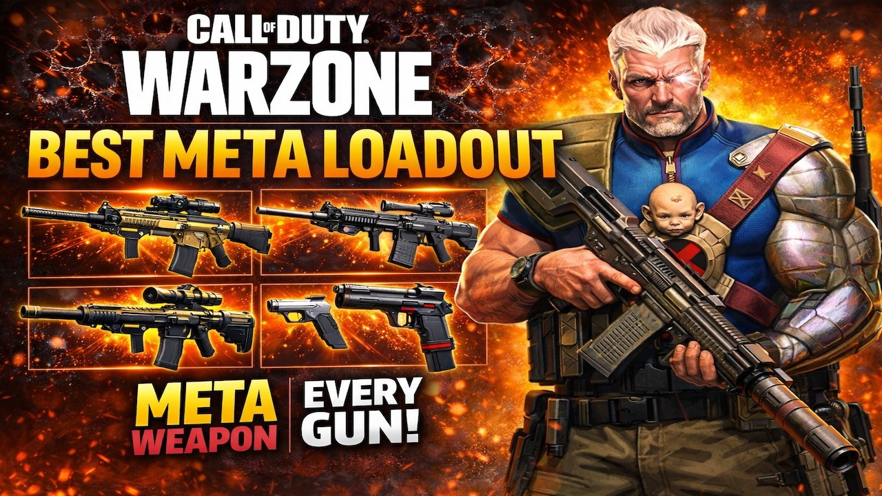call of duty black ops 7 warzone best meta loadout WITH EVER GUN