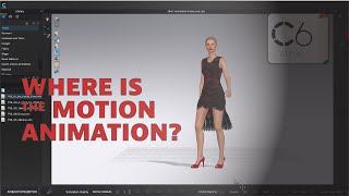 How to apply motion and export animation in clo 3d screenshot 3