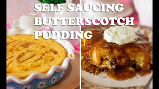 Self Saucing Butterscotch Pudding | Easy Dessert Recipe
