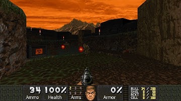 Doom 2 - Eviternity (Map 9: Decrepitude): UV-Fast 100%