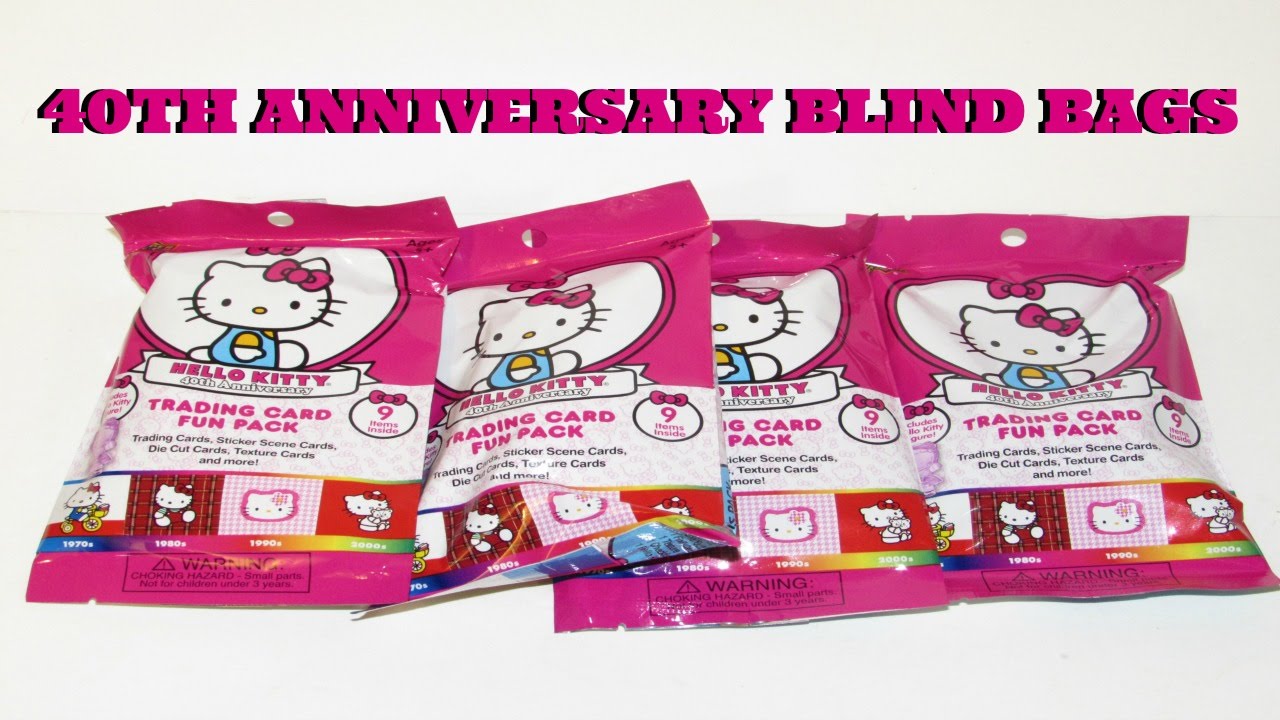 HELLO KITTY 40TH ANNIVERSARY BLIND BAGS YouTube