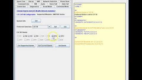 SIM7000a - Setup and test LTE CAT-M