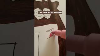 Drawing Rigby from The Regular Show using posca markers! (#shorts) Satisfying Art!