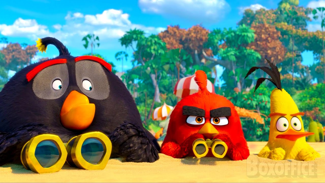 Combat Angry Birds contre cochons | Angry Birds 2 | Extrait VF - YouTube