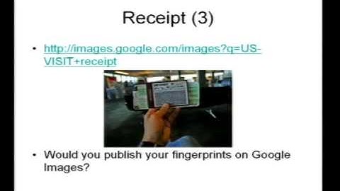 DEFCON 14: US-VISIT: Raping Personal Privacy Since 2004
