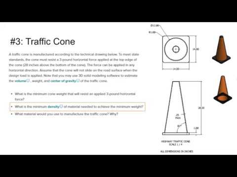 PLTW IED 5.7 - Traffic Cone Pt2 Calculating Density