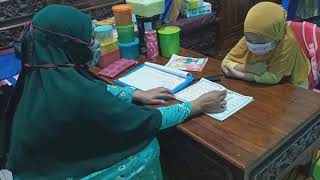 Proses pembelajaran les privat mengaji dengan metode Ummi bersama Tutor @lesngaji_malang