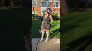 Styling a One piece #ootdfashion #viralvideo #shorts #reels #tiktok #viral #fyp #fallfashion