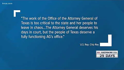 U.S. Rep. Chip Roy calls for Ken Paxton's resignat...