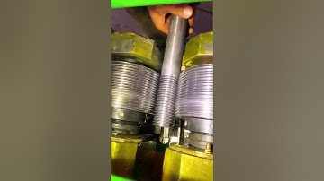 Tapping process of steel anchor bolts- Good tools and machinery make work easy