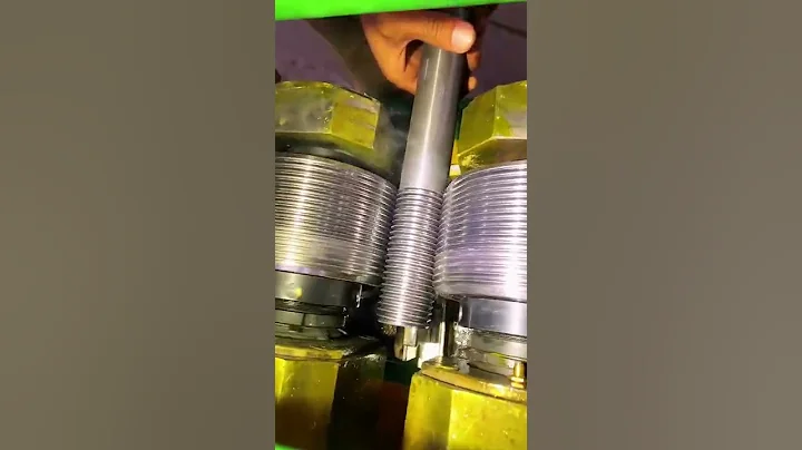 Tapping process of steel anchor bolts- Good tools and machinery make work easy