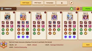 Idle Heroes - BQ Aranea in Void Vortex - F2P Abyss Meme Team
