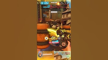Saving Overtime with a Point Touch & Huge Rez 😎 #shorts #overwatch #mercy #overwatch2