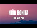 Feid, Sean Paul - Niña Bonita (Letra)